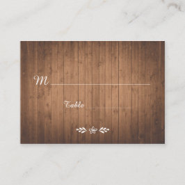 eskort för träskbeklädnad i bröllop placeringskort