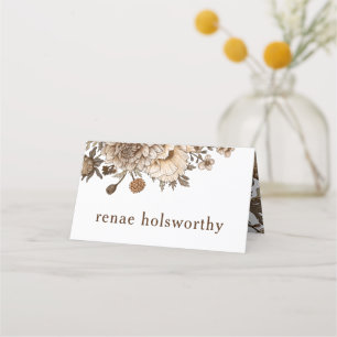 Eskort från Rustic boho, Woodland bröllop Placeringskort