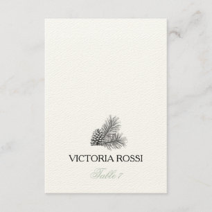 Eskortera platskort   Uppsättning för Rustic Gräs  Inbjudningar