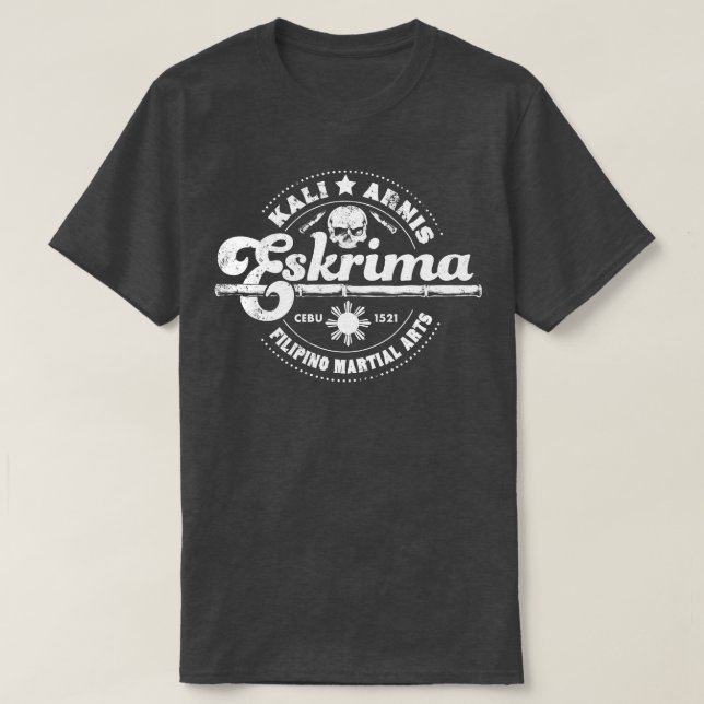 Eskrima Kali Arnis T Shirt (Design framsida)
