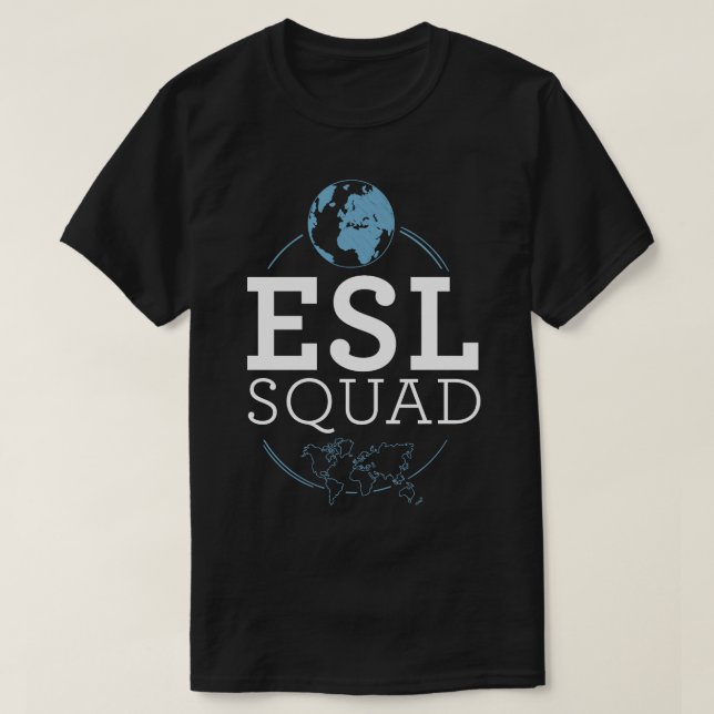 ESL Lärare ESOL Flerspråkig lärare 1 T Shirt (Design framsida)