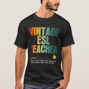 ESL Läraruppskattning Vecka Back to school T Shirt