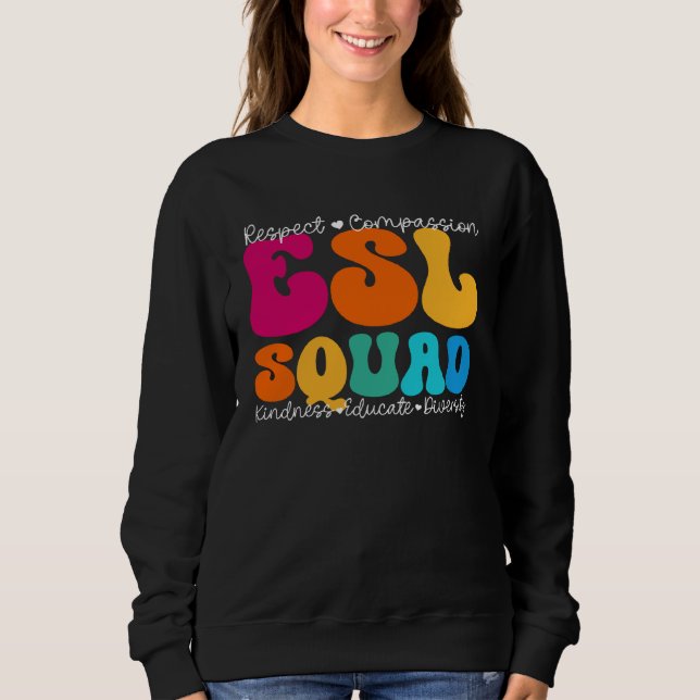 ESL Squad Appreciation Week Back to School T Shirt (Framsida)