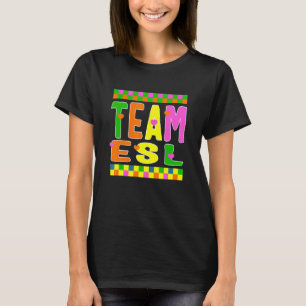 ESL Teacher Cottagecore Team ESL Teacher's Day Eng T Shirt