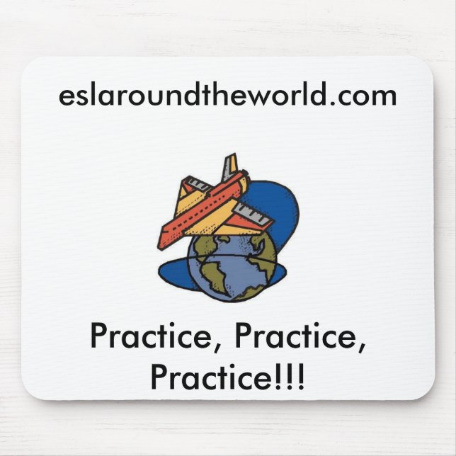 Esl-värld runtmusen vadderar musmatta (Framsidan)
