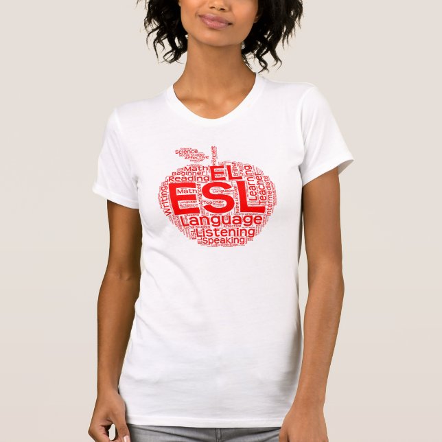 ESL Women's Bella Canvas Bra Jersey T-Shirt (Framsida)