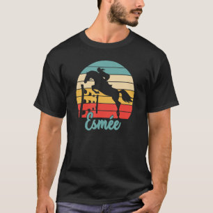 Esmée Namn Equestrian Esmée Horse Girl T Shirt