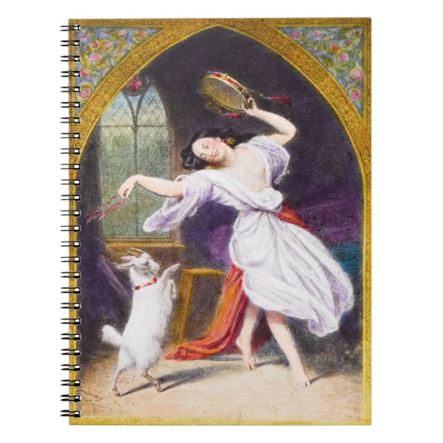 Esmeralda anteckningsbok med spiral (Framsidan)