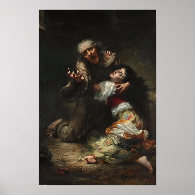 Esmeralda Henri Coeylas Painting Poster (Framsidan)