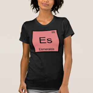 Esmeralda Namn kemi Inslag Periodiska Bord Tee