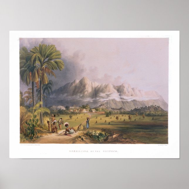 Esmeralda, på Orinoco, ett spanskt Missi-område Poster (Framsidan)