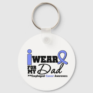 Esofagal Cancer Periwinkle Ribbon för min Pappa Nyckelring