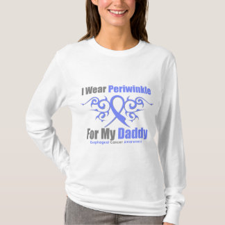 Esofaguscancer Periwinkle Ribbon Pappa Tee Shirt