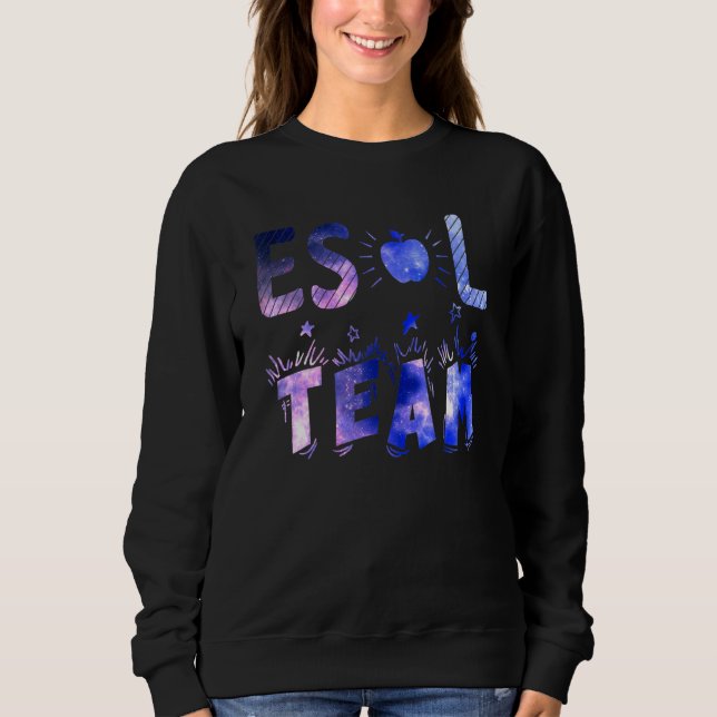 Esol Team Och Student Galaxy T Shirt (Framsida)