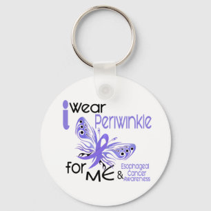 Esophageal Cancer I BÄRA PERIWINKLE FÖR MIG 45 Nyckelring