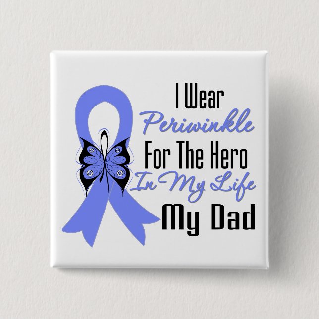 Esophageal Cancer Ribbon Hero My Pappa Knapp (Framsida)