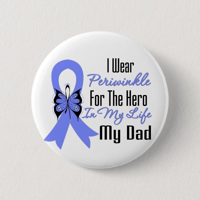 Esophageal Cancer Ribbon Hero My Pappa Knapp (Framsida)