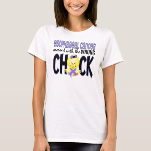 Esophageal cancer röra med den fla chicken tee shirt