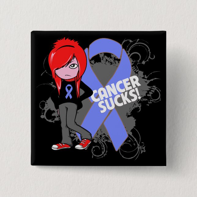 Esophageal Cancer Sucks Knapp (Framsida)