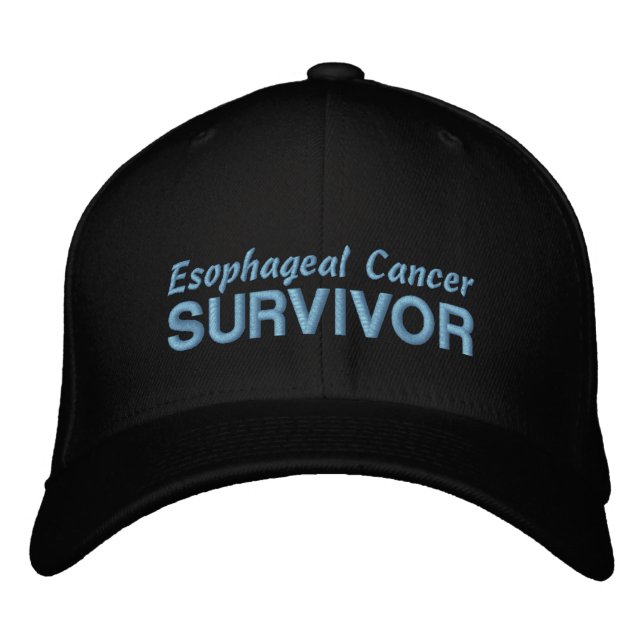 Esophageal Cancer Survivor Broderad Keps (Framsida)