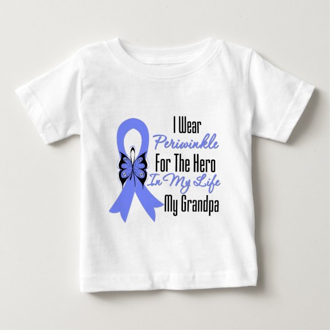 Esophageal cancerbandhjälte min morfar t shirt (Framsida)