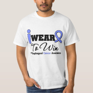 Esophageal cancervintergrönaband som ska segras tee shirt