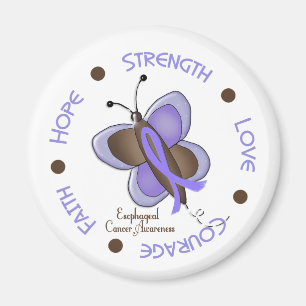 Esophageal inspirera cancerfjäril 2 cirklar magnet