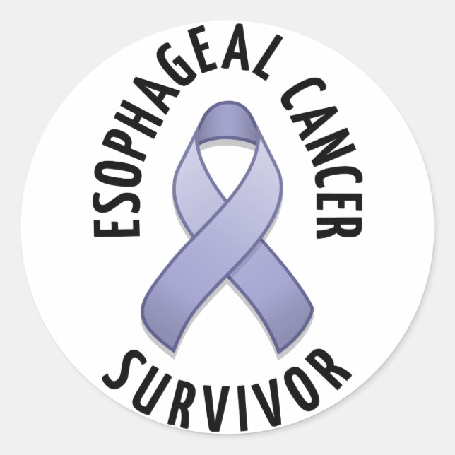 Esophageal klistermärke för canceröverlevanderunda (Framsida)