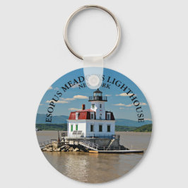 Esopus Meadows Lighthouse, New York Keychain Nyckelring