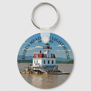 Esopus Meadows Lighthouse, New York Keychain Nyckelring