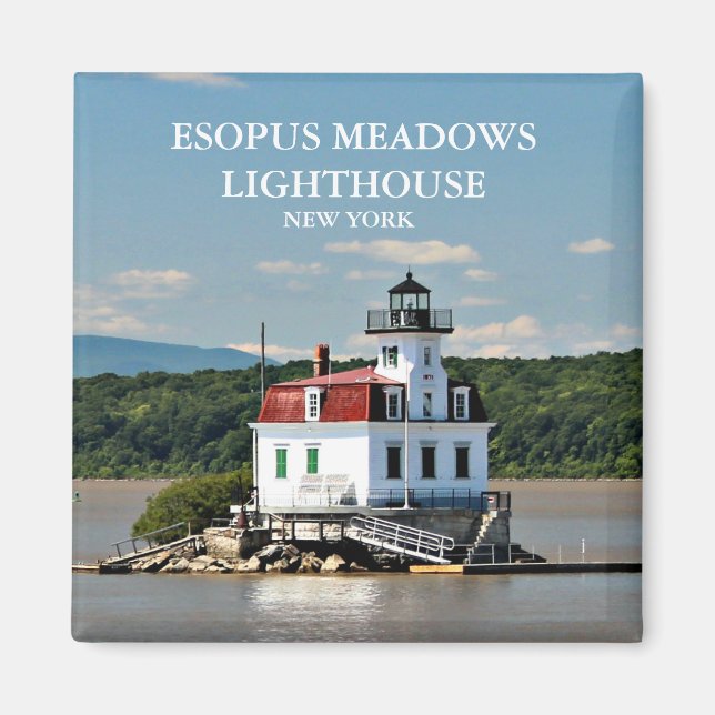 Esopus Meadows Lighthouse, New York Magnet (Framsidan)