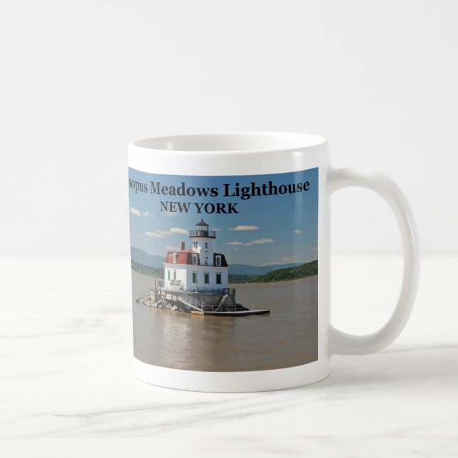 Esopus Meadows Lighthouse, New York Mugg (Höger)