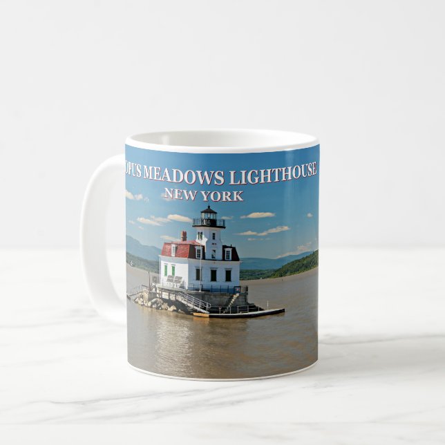 Esopus Meadows Lighthouse, New York Mugg (Framsida vänster)