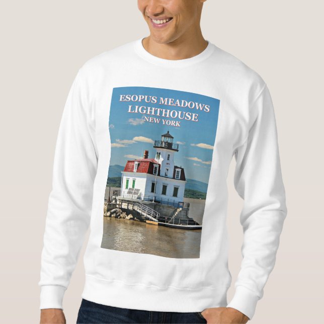 Esopus Meadows Lighthouse, New York Sweatshirt (Framsida)