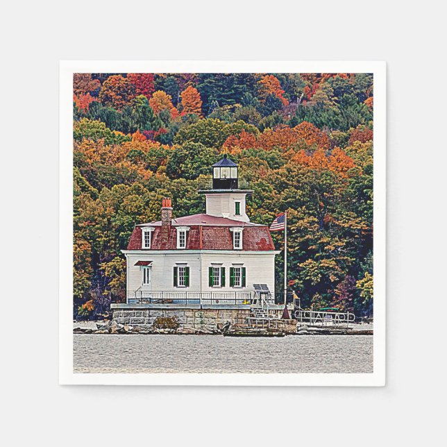 Esopus Meadows Lighthouse Pappersservett (Framsidan)
