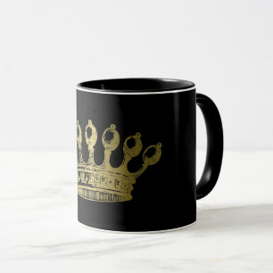 Esoteric Guld Krona Black Mugg