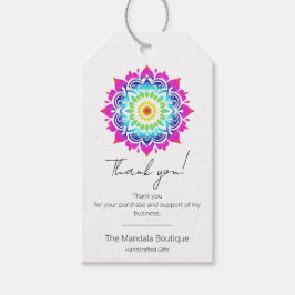 Esoteric Mandala Holistic Metaphysical Tack Presentetikett