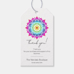 Esoteric Mandala Holistic Metaphysical Tack Presentetikett