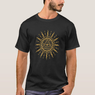 Esoteric Occult Egyptian All Seeing Öga T Shirt