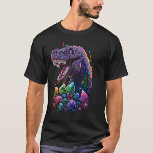 Esoteric Rex Trex Crystals Cute Illustration 1 T Shirt