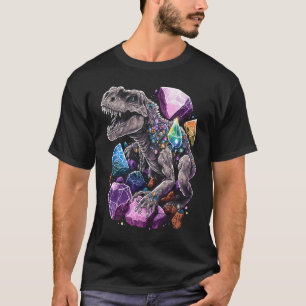 Esoteric Rex Trex Crystals Cute Illustration 7 T Shirt