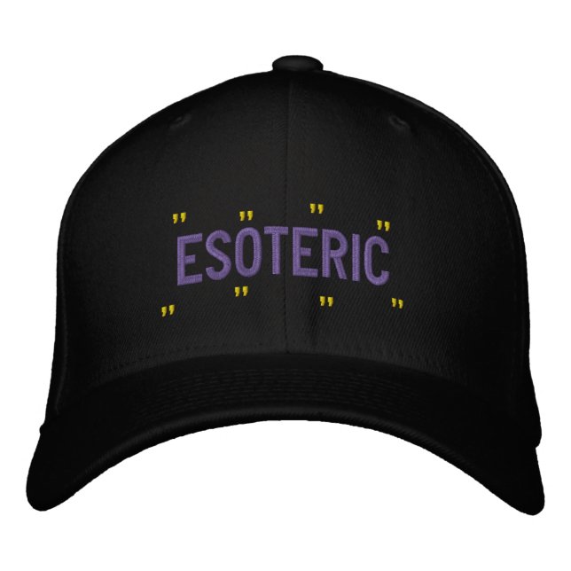 Esoterisk Broderad Keps (Framsida)