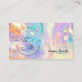 Esoterisk holografisk kristallmassageterapi  visitkort