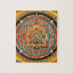 ESOTERISK MANDALA III FÖR KALACHAKRA PUSSEL