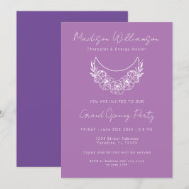 Esoterisk Psychic Modern Måne Business Event Inbjudningar