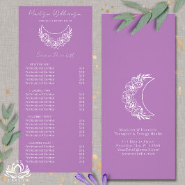 Esoterisk Psychic Modern Services Pris List Reklamkort