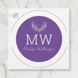 Esoterisk psykologisk, modern, minimalistisk cresc gåvor etiketter