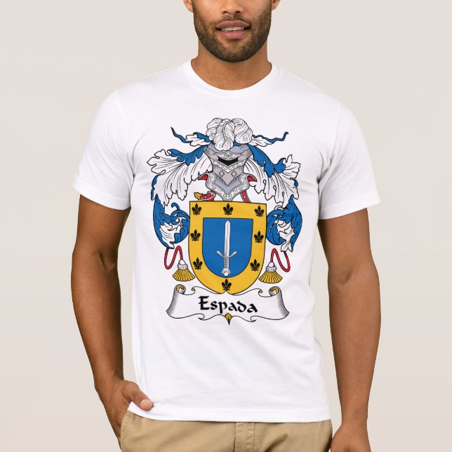 Espada familjvapensköld tee (Framsida)