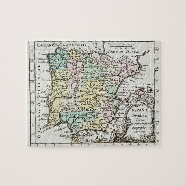 Espana 1757 pussel (Horisontell)