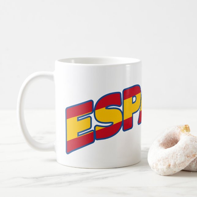 España 1 kaffemugg (Med munk)